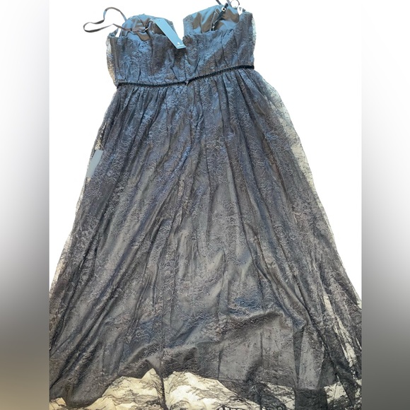 Lulus Black Strapless‎ Lace Dress - Picture 6 of 11
